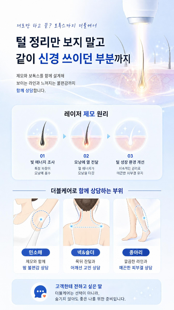 8월 제모+보톡스 더블케어